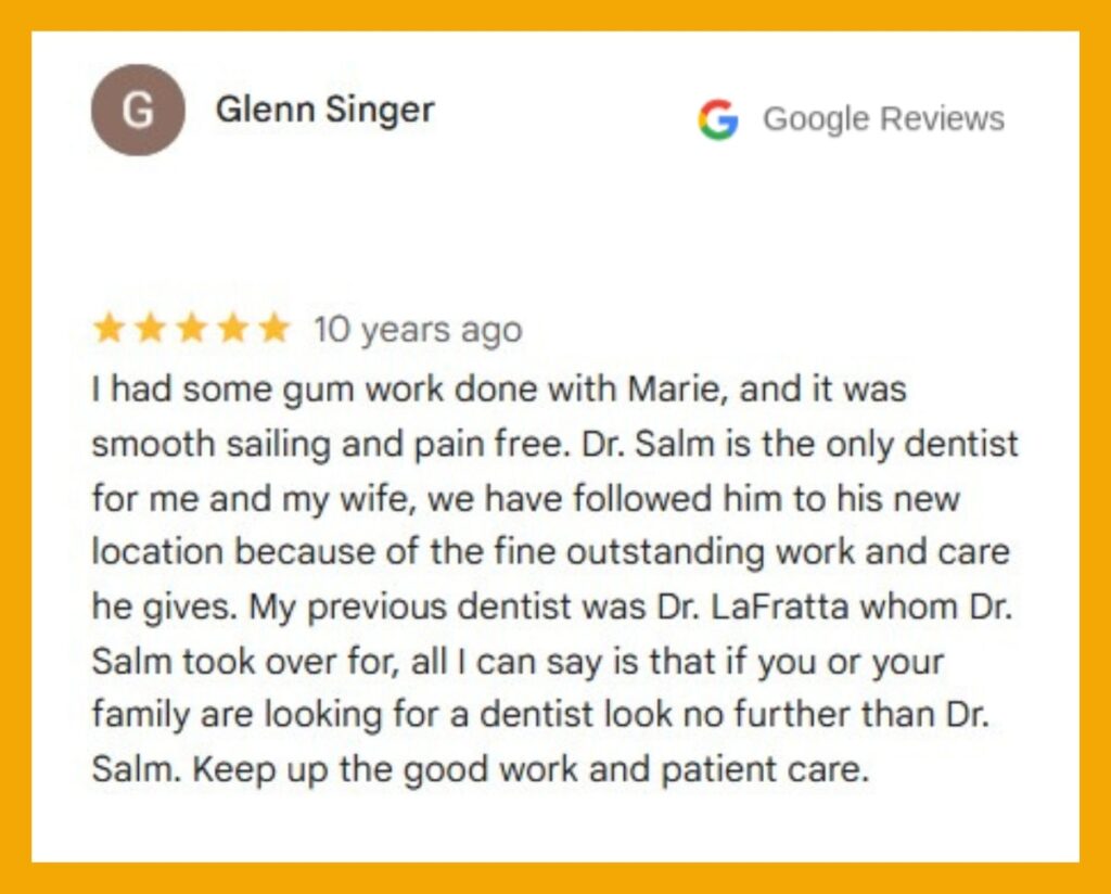 When they know how to keep gums healthy and strong, happy dental patients leave glowing reviews.